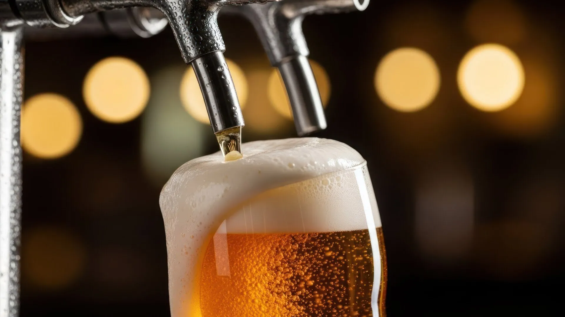 Pub ales and bar taps